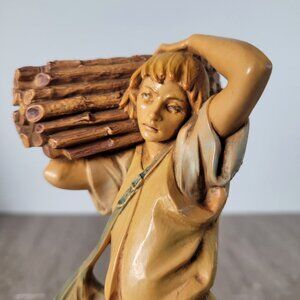 Vintage 1986 Boy Carrying Wood #325 - Fontanini Depose Simonetti Figure